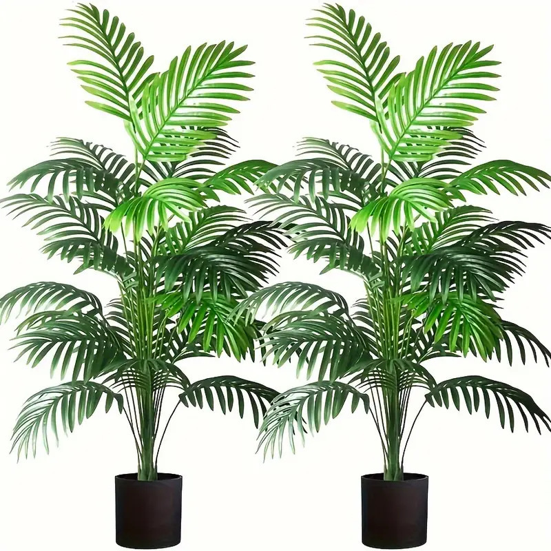 24 Leaves Areca Palm Artificia - Monstera Adansonii ulasan dan harga