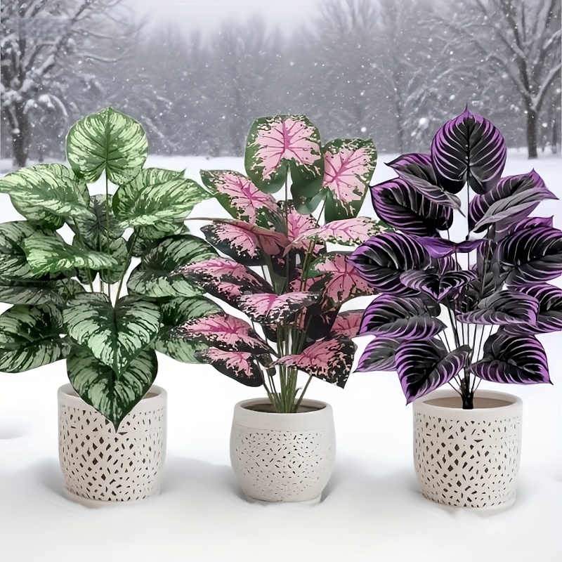 3pcs 60cm  Large Artificial Gr - Monstera Adansonii ulasan dan harga