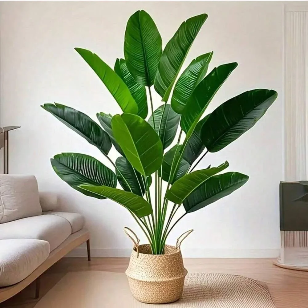 1pc 18 Leaves Artificial Plant - Monstera Adansonii ulasan dan harga