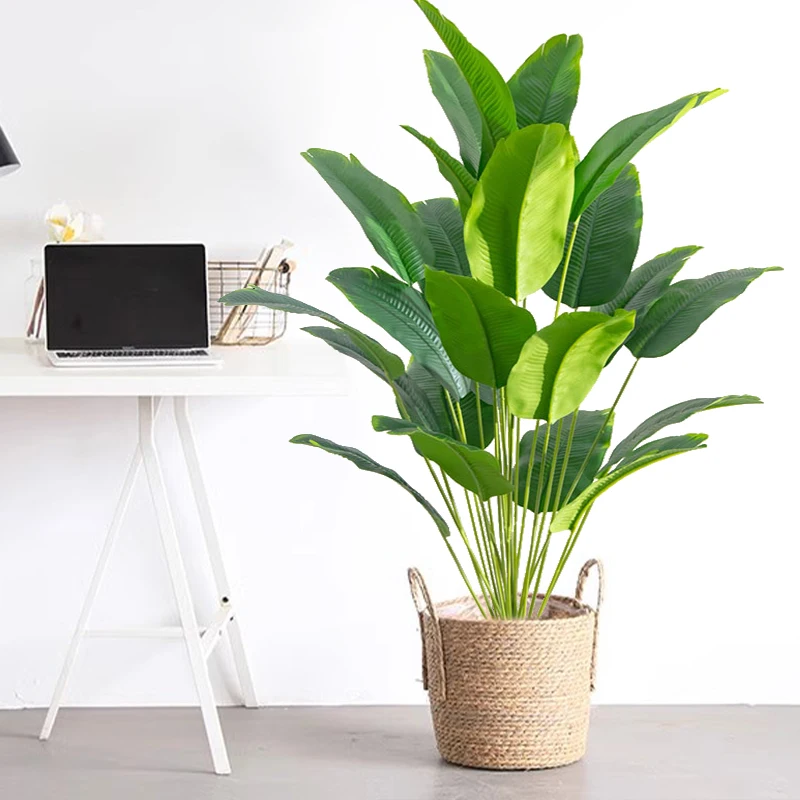 1pc Artificial Plants Large Tr - Monstera Adansonii ulasan dan harga
