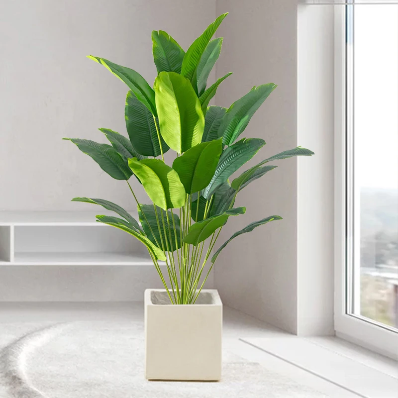 1pc Artificial Plants Large Tr - Monstera Adansonii ulasan dan harga